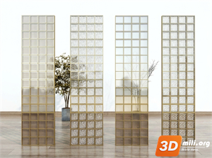Folding screen Skp Files 